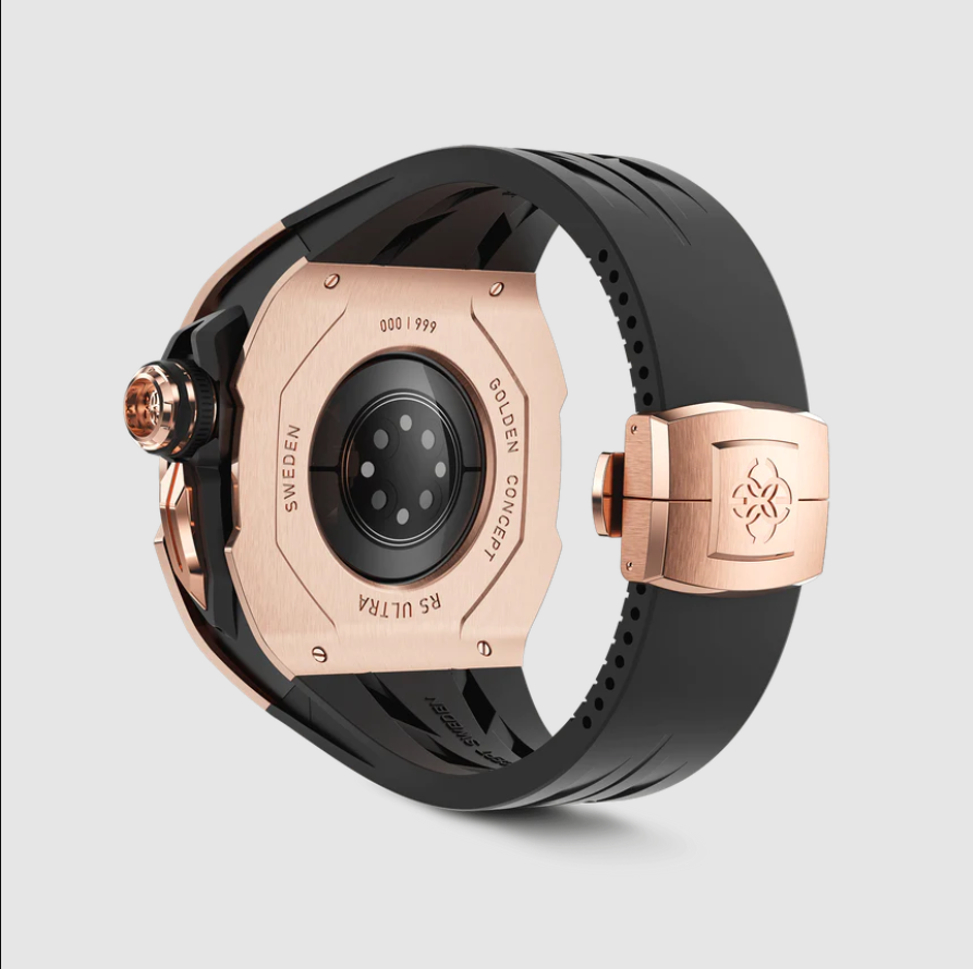 ساعة ذكية فاخرة بتصميم حديث  |  Novaro Carbon Fiber Black and Gold  افخم ساعة ذكية في العالم
